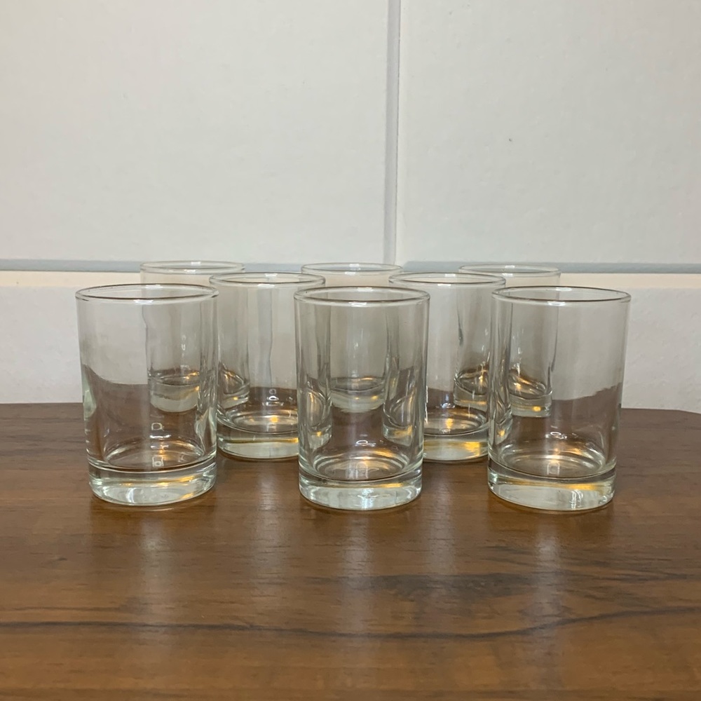 Libbey Juice Glasses 8 Piece Set Lexington Clear Kitchen Drinkware Simple